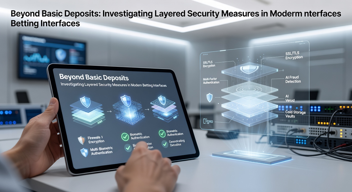 Illustration of layered security protocols in digital betting platforms showing encryption and monitoring layers