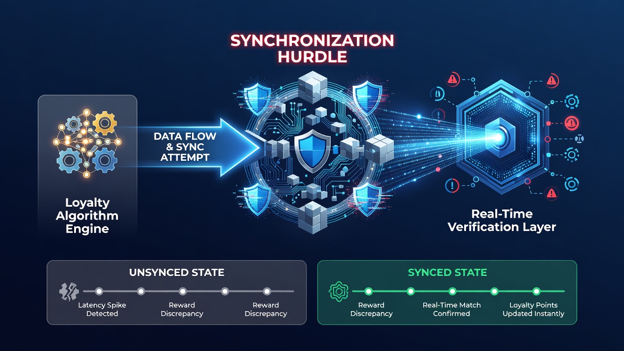 Network map showing integration points and potential failure nodes between loyalty databases and verification services in interstate poker operations